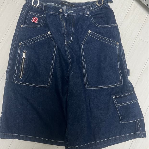Carpenter Bermuda Denim Pants [Indigo]