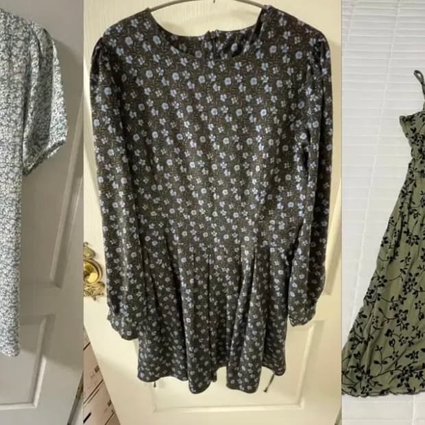 모리걸 갸루 55~77사이즈 원피스 세 벌 일괄판매