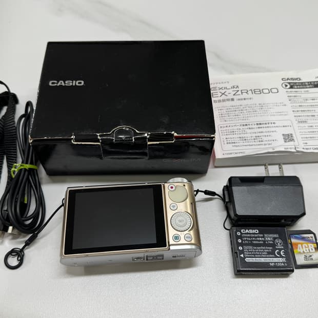 *풀박스* 카시오 엑슬림 EX-ZR1800 디카 디지털카메라