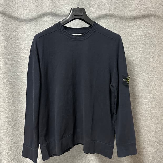 스톤아일랜드 울 니트 블랙 (XL)