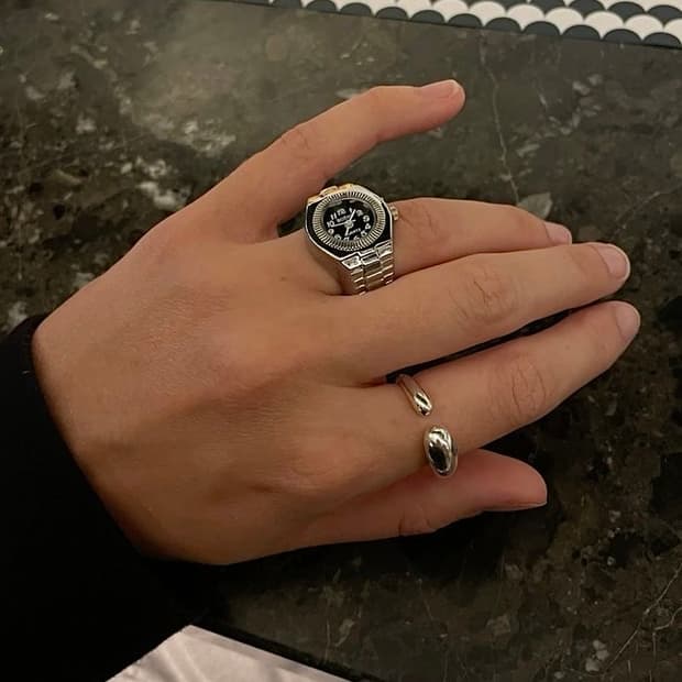 클래식 오픈 반지