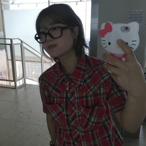 (1회착) 헤레틱 웨스턴 체크 쇼츠 슬리브 셔츠
