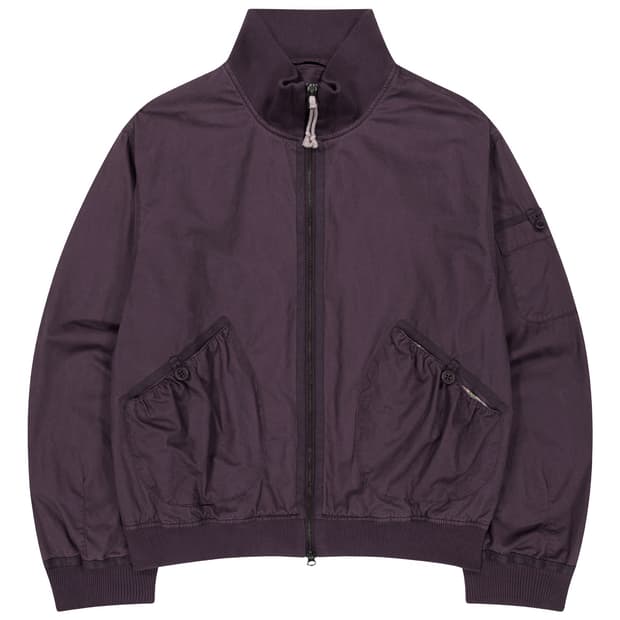 코이세이오 더스티 코튼 봄버 자켓 퍼플 2