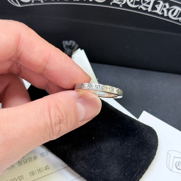 크롬하츠 퍽유링 3mm