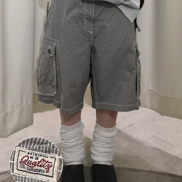 OLD NAVY Stripe bermuda pants