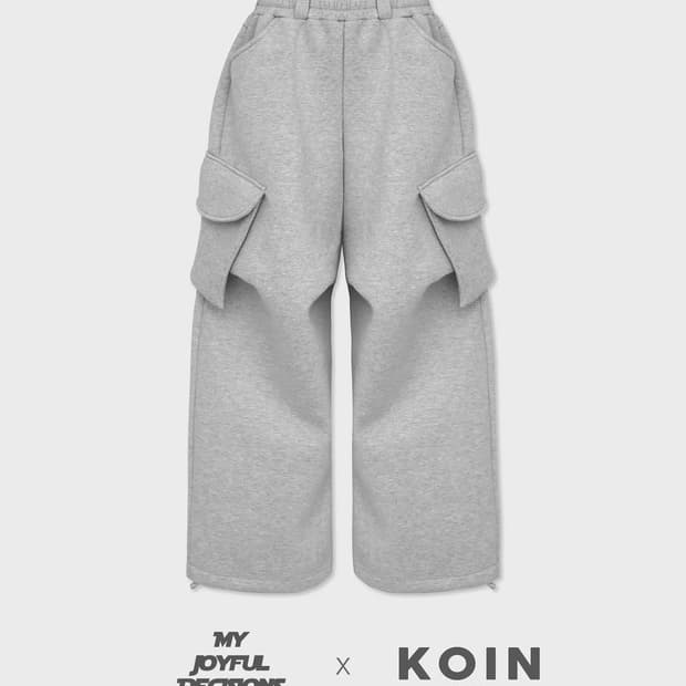 Koinseoul mjd 카고 포켓 스웻 팬츠