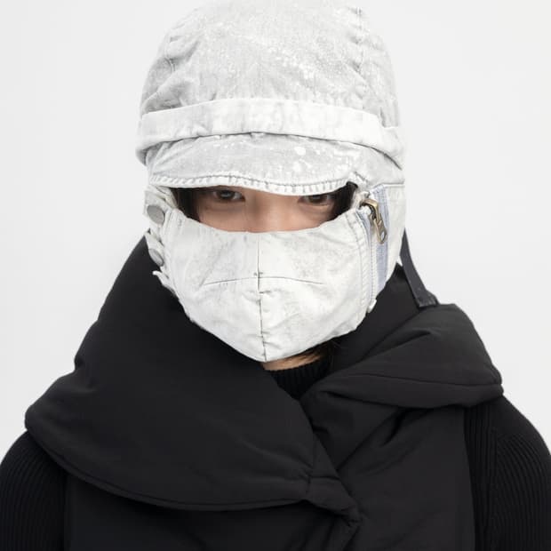 Hyeinseo 혜인서 플랩 햇 ice blue flap hat