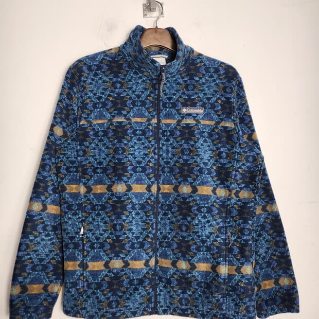 콜롬비아 스틴스 마운틴 프린트 플리스 자켓