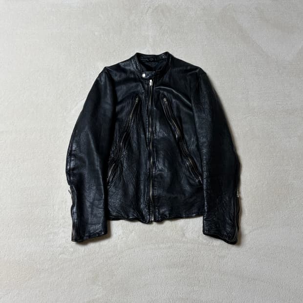 5zip 레더 자켓