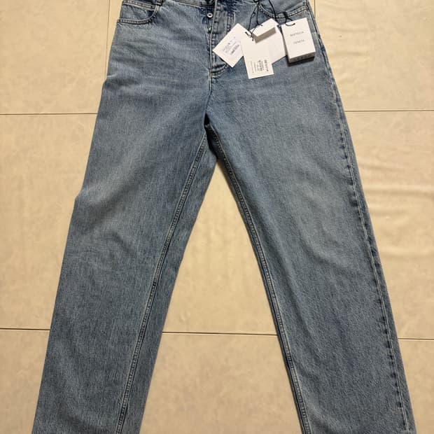 보테가 베네타) 24ss 와이드 연청 데님 46(30~32추천)