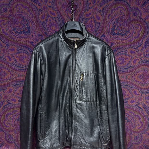 프랑스 쉐비뇽 가죽자켓