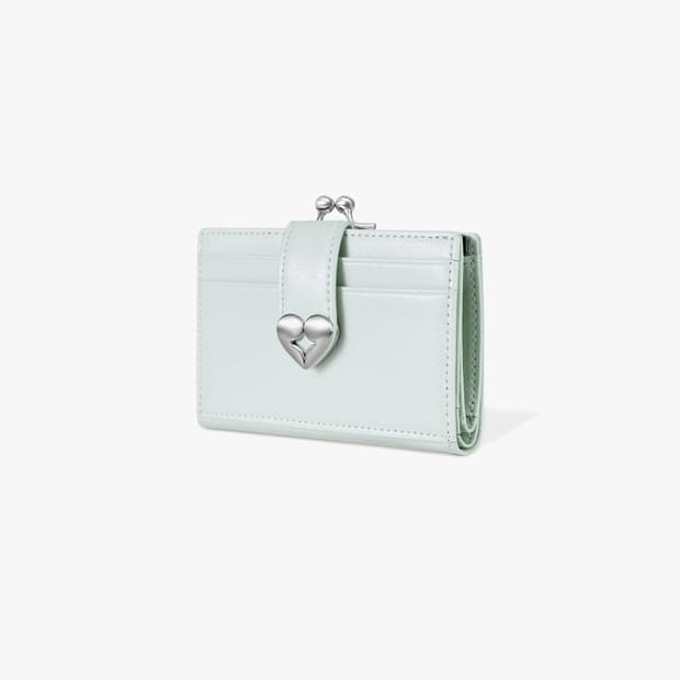 페넥 CRINKLE HEARTY FRAME BRIDGE WALLET