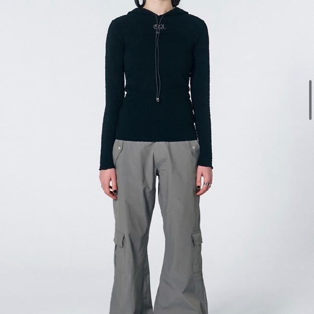 스컬프터 스트링 후디 블랙 M