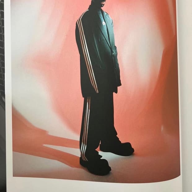 [S]발렌시아가×아디다스 배기 스웻팬츠