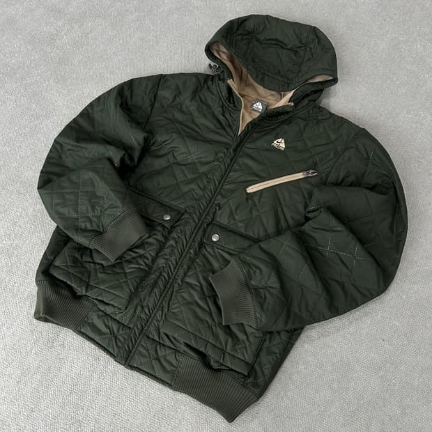 나이키 ACG 다이아몬드 퀼팅 후드 자켓 m
