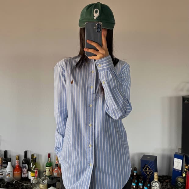 [S]폴로 랄프로렌 클래식 스트라이프 옥스포드 셔츠