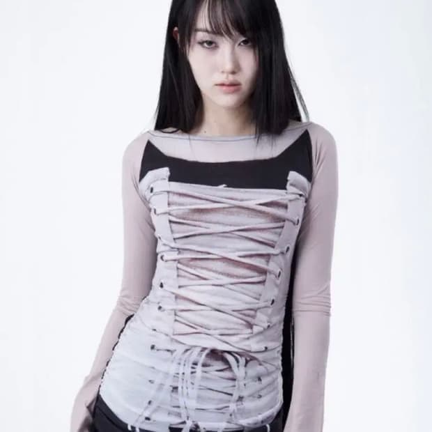 엘프엘프엘프 아카이브스 디티피 발렛 롱슬리브 코르셋