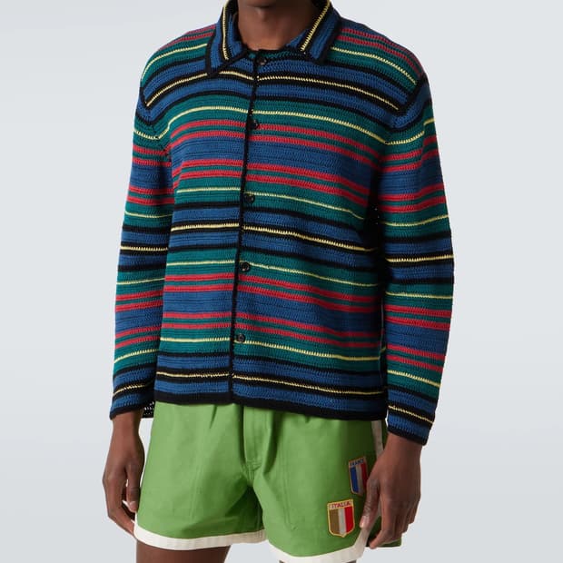 [M,L,XL]보디 BODE 리버뱅크 크로셰 가디건