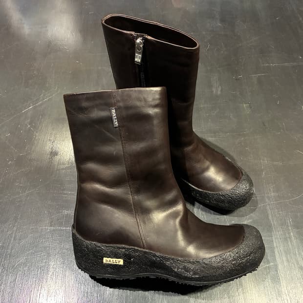 250) 발리 컬링 부츠 가죽 양털 부츠