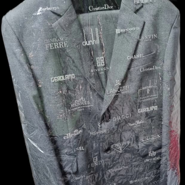 모노소잉(헨스) 수트 셋업 남자 정장 그레이 48 사이즈