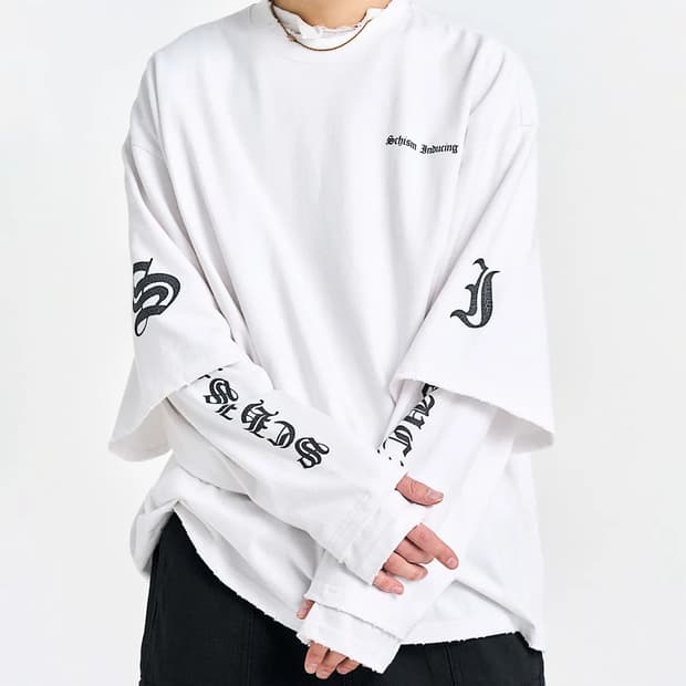 [L]스키즘인듀싱 IKEBUKURO SLEEVES, WHITE