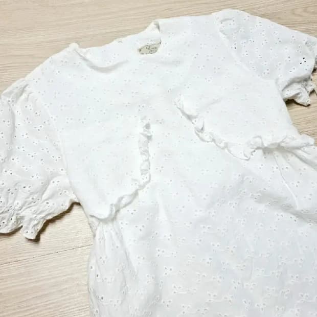펀칭 롱 원피스 
