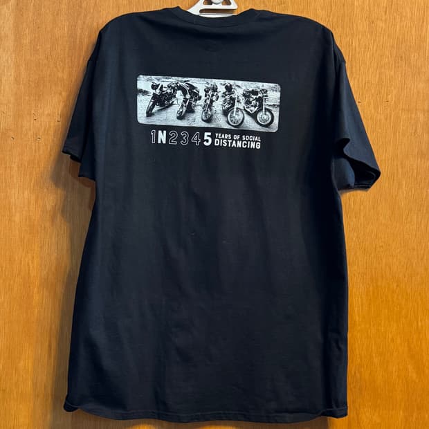 빈티지 바이커 그래픽 반팔 "2XL" (m252)