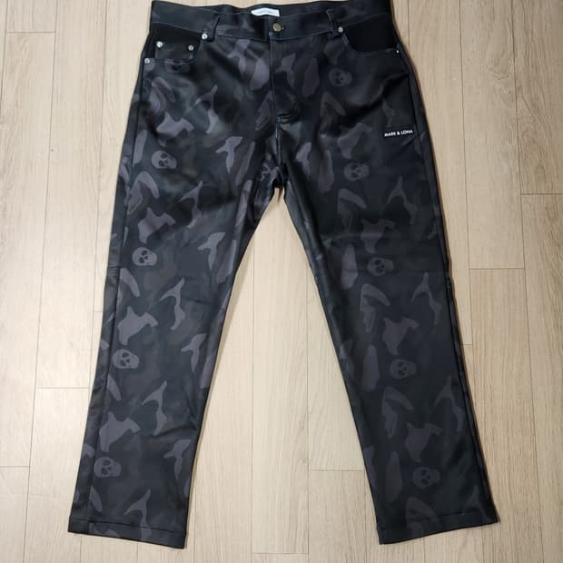마크앤로나 카모 기모 골프바지 36