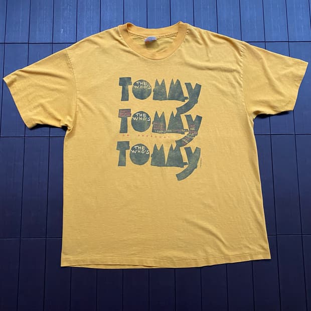 (XL) 90s the who tommy 더후 밴드티 티셔츠