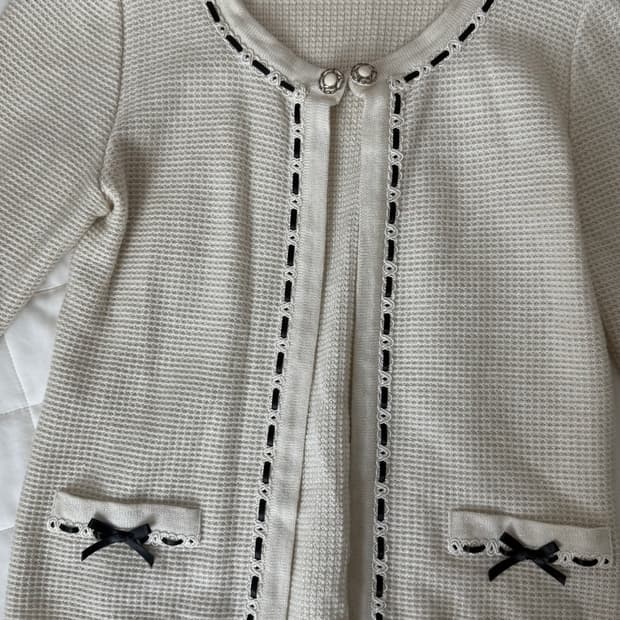 빈티지 트위드 샤넬 오네갸루 히메갸루 사와코 모리걸