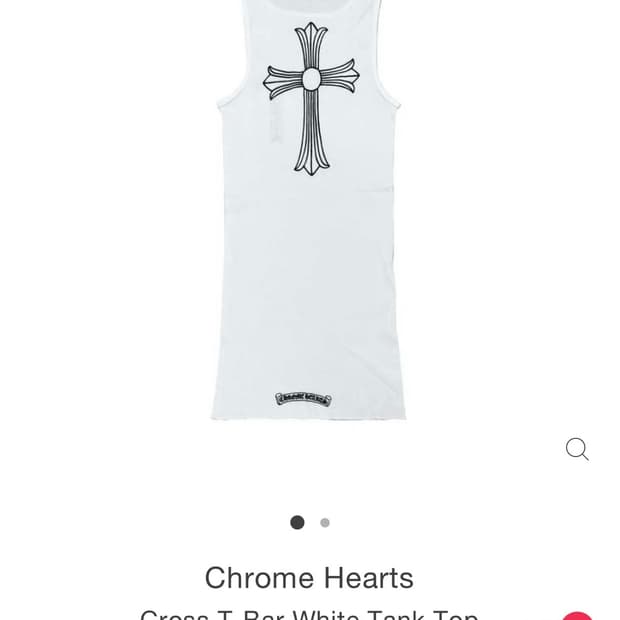 새상품 신상 FW 크롬하츠 나시