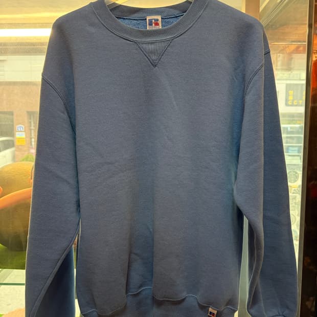 MADE IN USA 러셀 크루넥 스웻셔츠