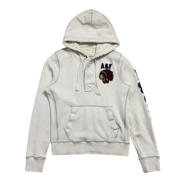 아베크롬비 후드티 아이보리