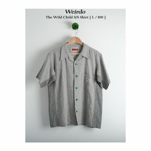 글래드핸드 위아도 weirdo 오픈카라 셔츠 L(100)사이즈
