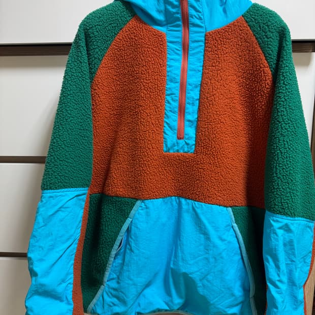 우븐배색 아노락