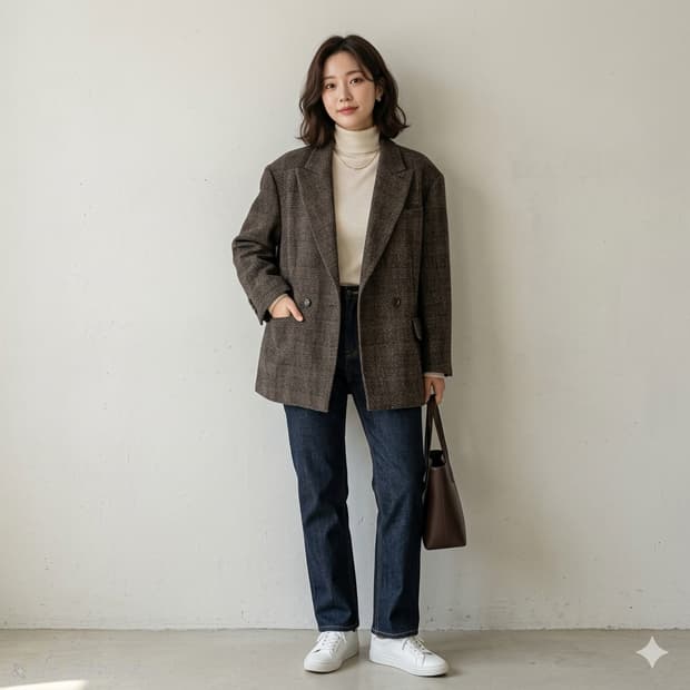 시스템(SYSTEM) 더블 체크 자켓