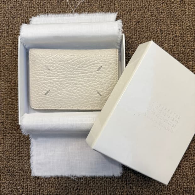 Maison Margiela 메종마르지엘라 카드지갑 아이보리 남녀공용