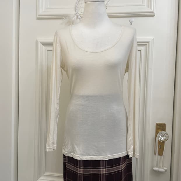 ivory basic inner span top(size-M)