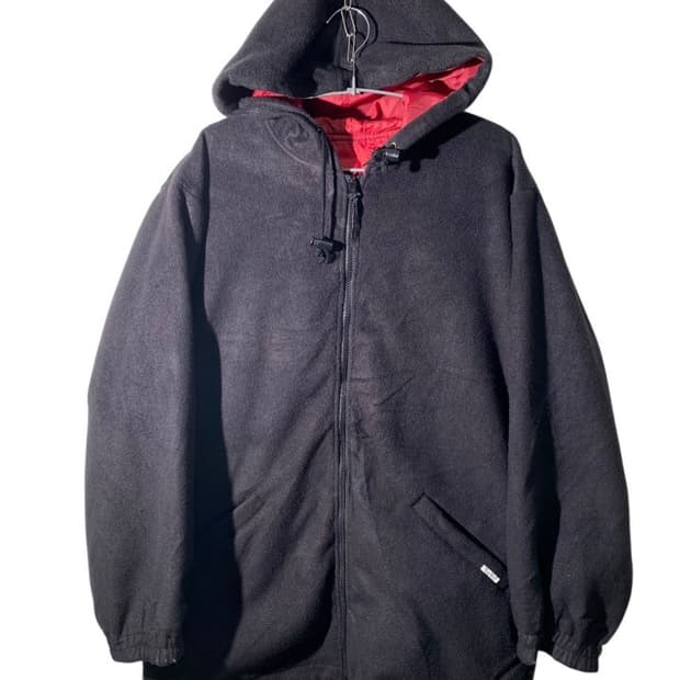 troy bros 리버서블 플리스 후리스 후드 자켓