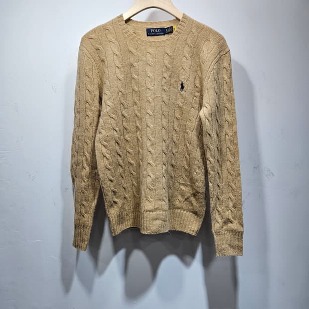 폴로랄프로렌 울캐시미어 케이블 니트