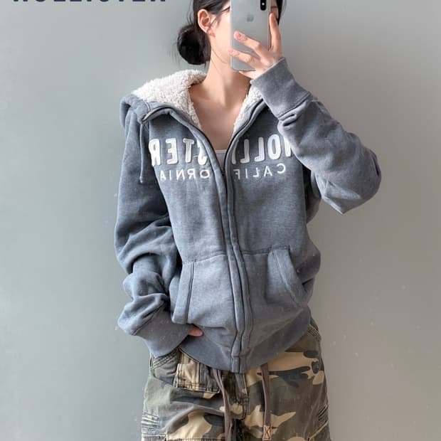 홀리스터 후드집업