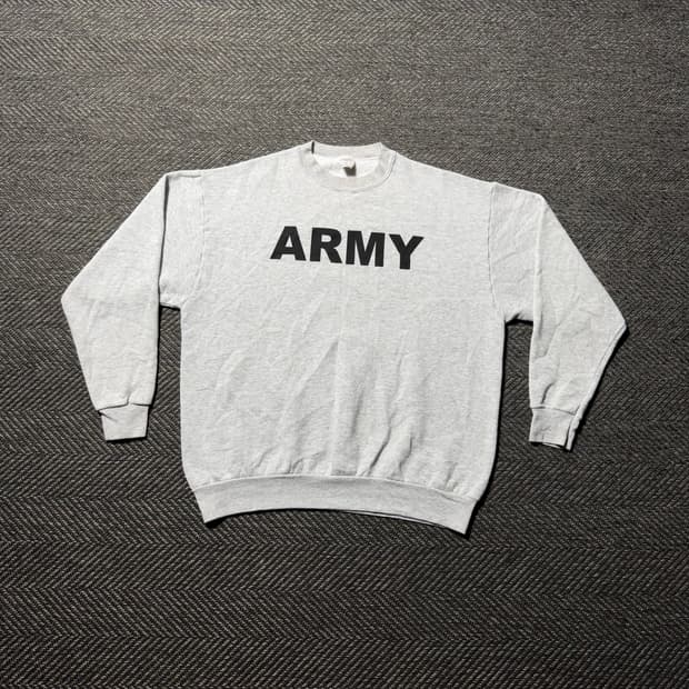 90s US ARMY 미제 빈티지 스웻 셔츠 맨투맨 M