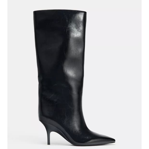 (새상품) ZARA 키튼 힐 롱 부츠