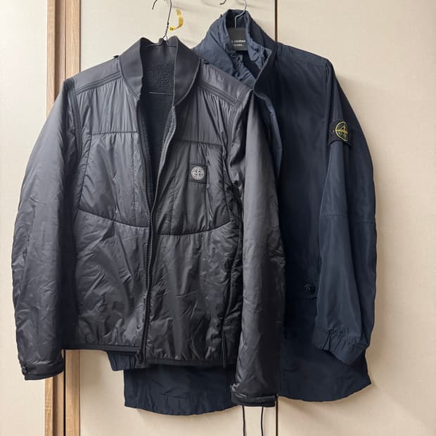 스톤아일랜드 웨더프루프 마이크로랩스 패딩