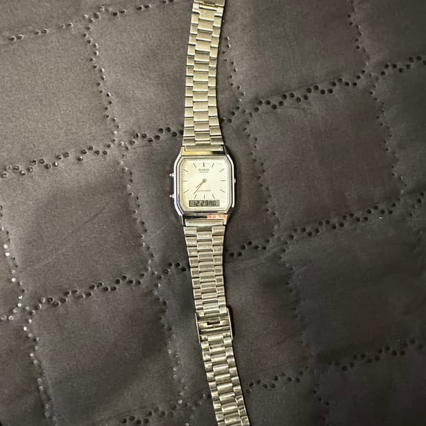 카시오 메탈 시계