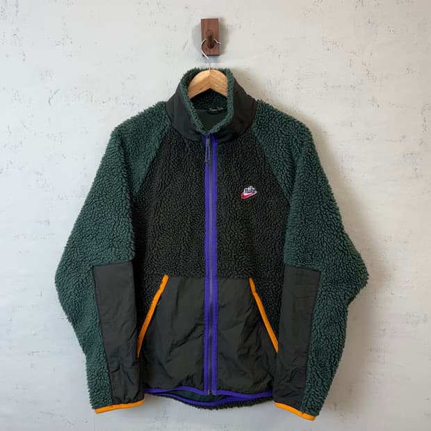 나이키 헤리티지 쉐르파 후리스 집업 자켓