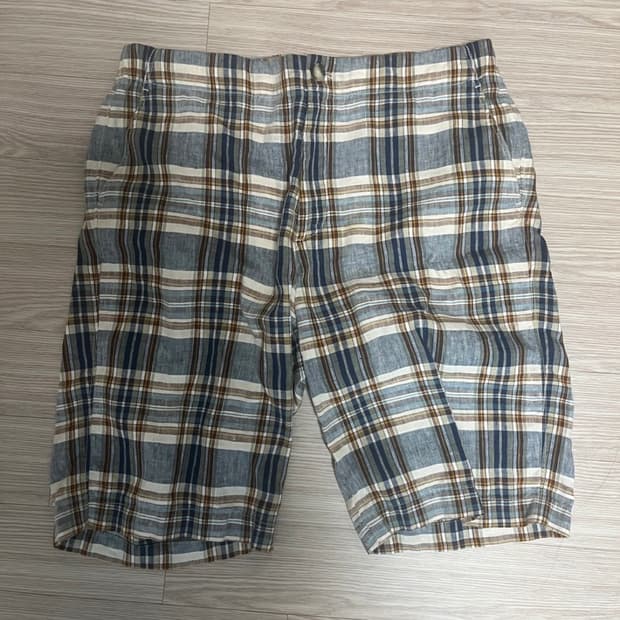 핸리코튼 86 체크무늬 반바지