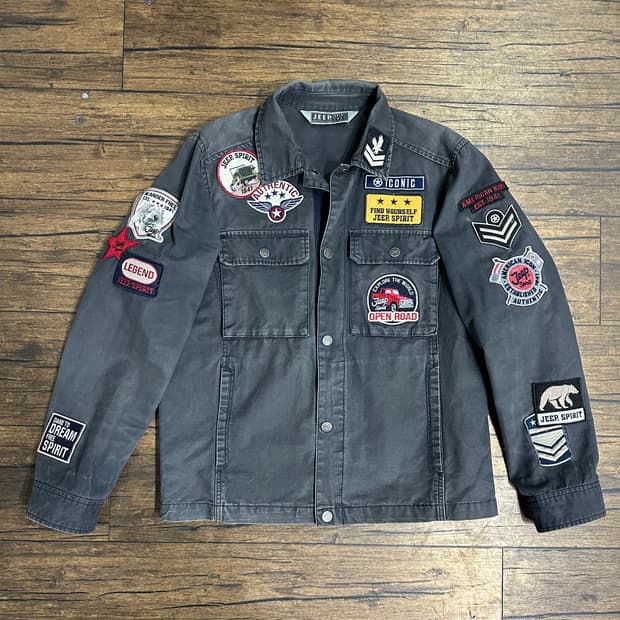 Jeep Spirit 패치 빈티지자켓 L(100)