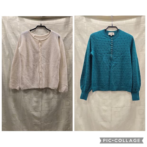 거의새거) 세잔 세잔느 Sézane 메리노울  가디건 니트 티셔츠 XXS