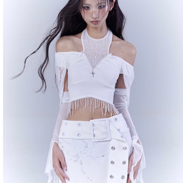 Wcw 페어리 레이스 후드 세트